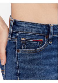 Tommy Jeans Szorty jeansowe Nora DW0DW15603 Niebieski Skinny Fit. Kolor: niebieski. Materiał: bawełna