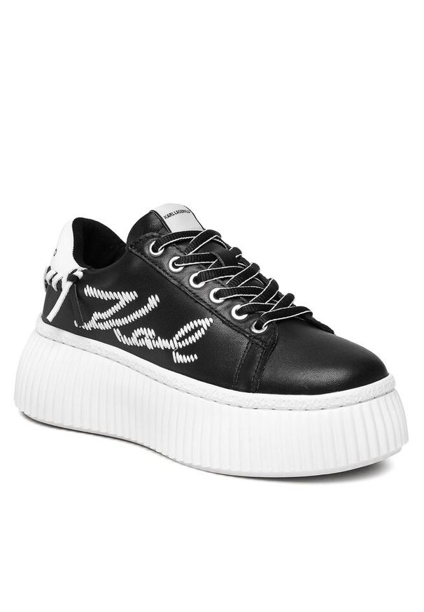 Karl Lagerfeld - Sneakersy KARL LAGERFELD. Kolor: czarny