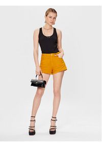 Patrizia Pepe Szorty jeansowe 2P1538/D045-B759 Brązowy Relaxed Fit. Kolor: brązowy. Materiał: bawełna