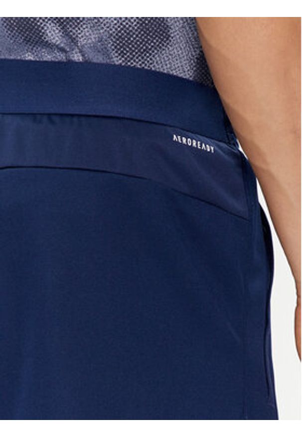 Adidas - adidas Szorty sportowe Train Essentials Logo Training Shorts IB8124 Niebieski Regular Fit. Kolor: niebieski. Materiał: syntetyk. Styl: sportowy