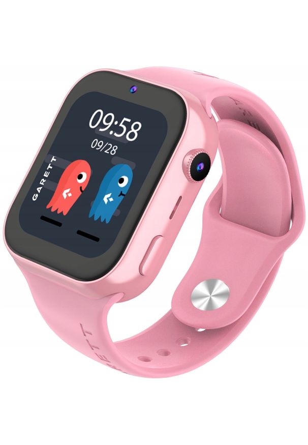 GARETT - Garett Smartwatch dla dzieci Garett Kids Twin 2 4G RÓŻOWY. Rodzaj zegarka: smartwatch. Kolor: różowy