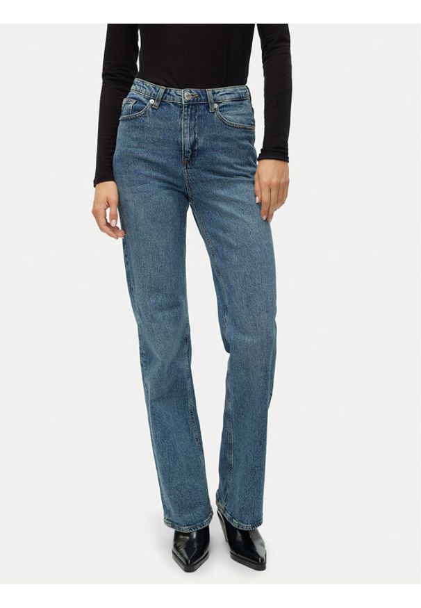 Vero Moda Jeansy Tessa 10311179 Niebieski Wide Leg. Kolor: niebieski