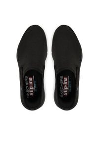 skechers - Skechers Sneakersy D'Lux Walker 2.0-Reeler 232463/BBK Czarny. Kolor: czarny. Materiał: materiał #5