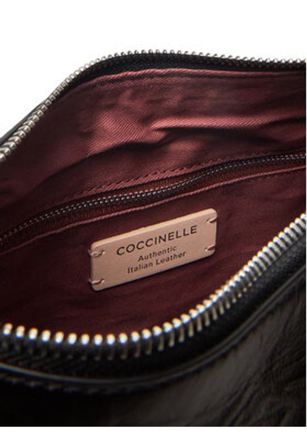 Coccinelle Torebka E1 S4P 13 02 01 Czarny. Kolor: czarny. Materiał: skórzane