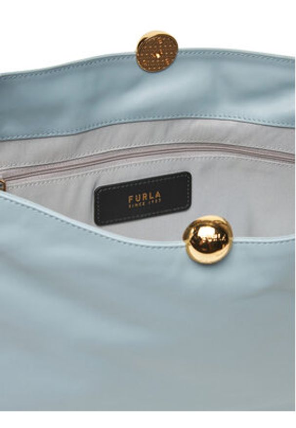 Furla Torebka Sfera Soft L WB01365 BX3168 IT 3963S Błękitny. Kolor: niebieski. Materiał: skórzane