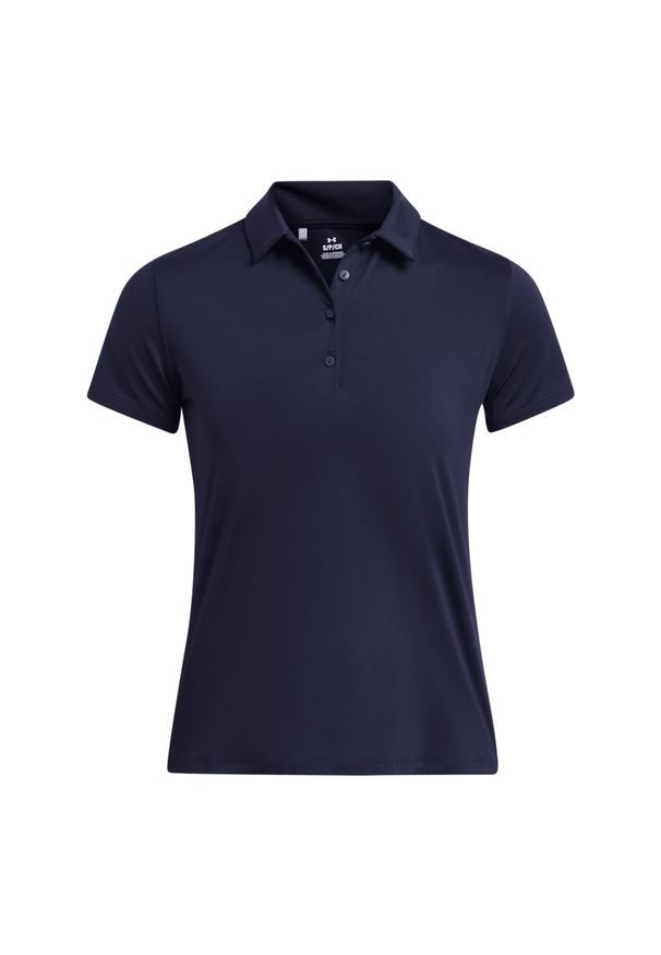 Damska koszulka polo Under Armour Playoff. Typ kołnierza: polo. Kolor: szary, niebieski, wielokolorowy. Styl: sportowy