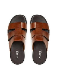 Aldo Klapki Light 13914631 Brązowy. Kolor: brązowy. Materiał: skóra #6