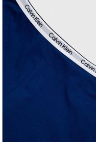 Calvin Klein Underwear piżama bawełniana dziecięca kolor granatowy z nadrukiem. Kolor: niebieski. Materiał: bawełna. Długość: krótkie. Wzór: nadruk #6
