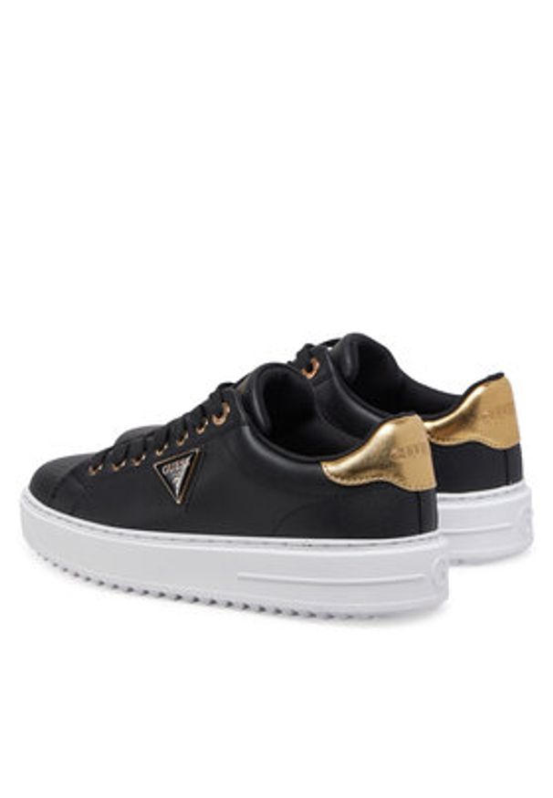 Guess Sneakersy FLJD12 LEA12 Czarny. Kolor: czarny. Materiał: skóra