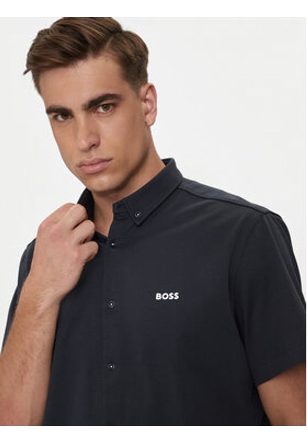 BOSS - Boss Koszula B_Motion_S 50512005 Granatowy Regular Fit. Kolor: niebieski. Materiał: bawełna