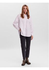 Vero Moda Koszula 10264952 Biały Regular Fit. Kolor: biały. Materiał: bawełna