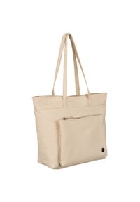 Shopperka damska Peterson PTN CSM-14 beżowa. Kolor: beżowy. Styl: elegancki