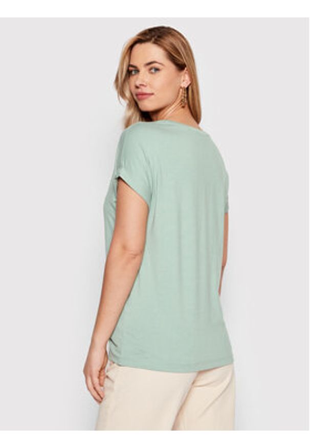 only - ONLY T-Shirt Moster 15106662 Zielony Loose Fit. Kolor: zielony. Materiał: wiskoza