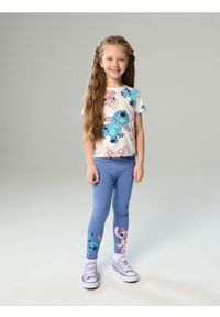 Sinsay - Legginsy 2 pack Stitch - fioletowy. Kolor: fioletowy