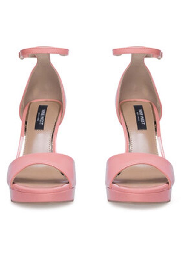 Nine West Sandały WFA2733-2 Różowy. Kolor: różowy. Materiał: syntetyk