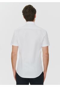 Pako Lorente - PAKO LORENTE – Biała koszula męska z krótkim rękawem. Kolor: biały. Długość rękawa: krótki rękaw. Długość: krótkie. Wzór: gładki #4