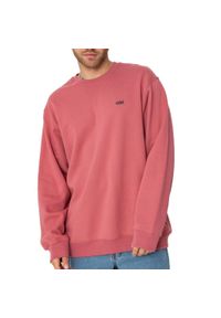 Vans - Bluza polarowa VANS LEFT CHEST II LOOSE CR Rose. Kolor: różowy. Materiał: polar. Sport: skateboard #1