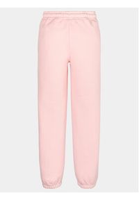 TOMMY HILFIGER - Tommy Hilfiger Spodnie dresowe KS0KS00494 D Różowy Regular Fit. Kolor: różowy. Materiał: bawełna #5