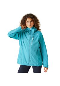 Regatta - Kurtka przeciwdeszczowa damska Birchdale. Kolor: niebieski. Sport: turystyka piesza #1