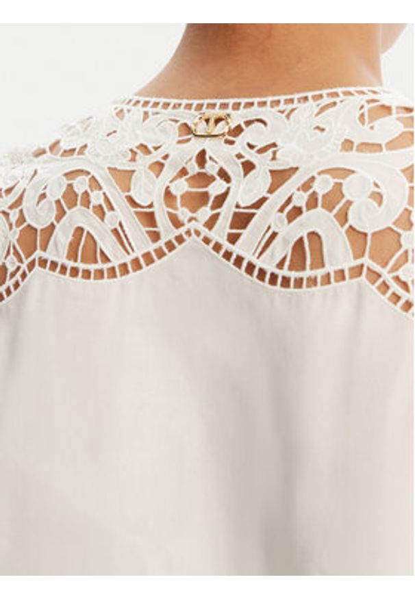 TwinSet - TWINSET Koszula 251TT2333 Écru Regular Fit. Materiał: bawełna