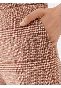TwinSet - TWINSET Spodnie materiałowe 232TP2754 Brązowy Regular Fit. Kolor: brązowy. Materiał: syntetyk