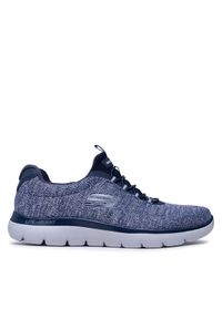 skechers - Skechers Sneakersy Forton 52813/NVY Granatowy. Kolor: niebieski. Materiał: materiał