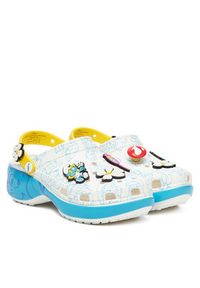 Crocs Klapki Smurfs Platform Clog 210822 Kolorowy. Wzór: kolorowy. Obcas: na platformie #5