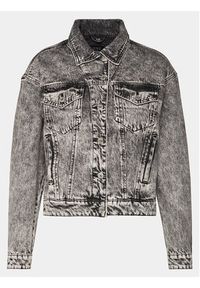 Guess Kurtka jeansowa Clarette W4RN62 D56B3 Szary Regular Fit. Kolor: szary. Materiał: bawełna