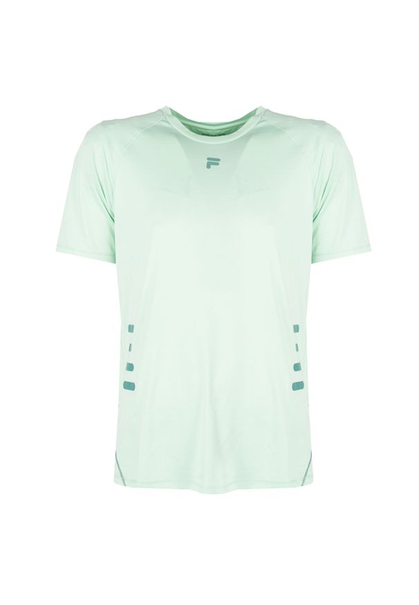 Fila T-Shirt "Training-RHO" | FAM0280 | Mężczyzna | Zielony. Okazja: na co dzień. Kolor: zielony. Materiał: poliester. Styl: casual