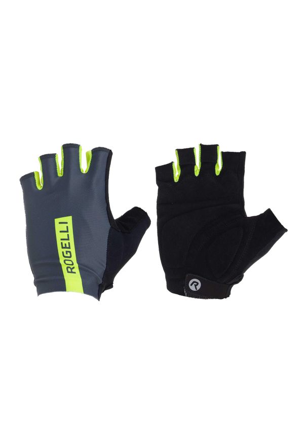 ROGELLI - Rękawiczki kolarskie męskie Rogelli PACE. Kolor: wielokolorowy, żółty, czarny, zielony, szary. Sport: kolarstwo