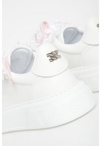 Casadei - Sneakersy damskie skórzane CASADEI. Materiał: skóra #4