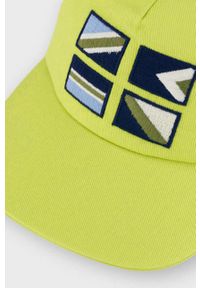 Mayoral - Czapka dziecięca. Kolor: żółty, zielony, wielokolorowy. Materiał: tkanina, bawełna. Wzór: aplikacja #2