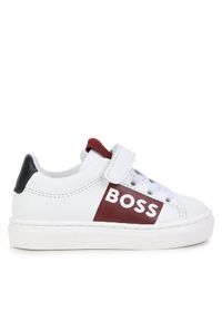 BOSS - Sneakersy Boss. Kolor: biały #1