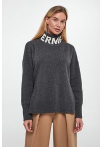 Ermanno Firenze - Sweter damski wełniany ERMANNO FIRENZE. Materiał: wełna #3