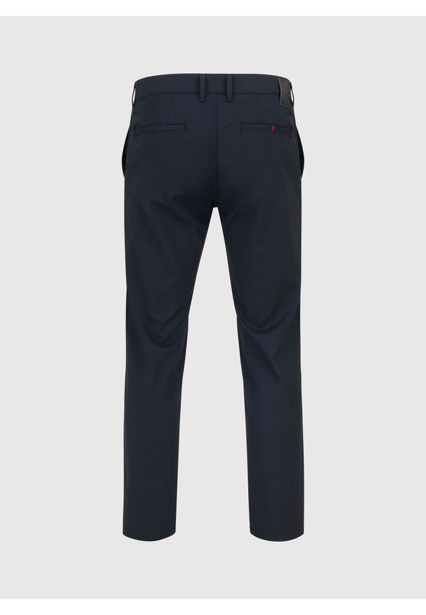 Pako Lorente - PAKO LORENTE – Spodnie męskie granatowe P000B-WX-215-G-S. Okazja: na co dzień. Kolor: niebieski. Materiał: poliester, wiskoza, elastan. Wzór: gładki. Styl: casual