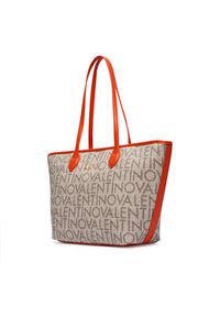 VALENTINO - Valentino Torebka Logo VBSA1F02 Beżowy. Kolor: beżowy. Materiał: skórzane #3