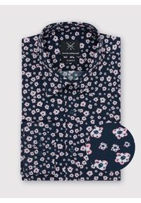 Pako Lorente - PAKO LORENTE – Koszula męska P22WF-1X-026-G-S. Typ kołnierza: kołnierzyk klasyczny. Materiał: bawełna, elastan. Długość rękawa: długi rękaw. Długość: długie. Wzór: kwiaty. Styl: klasyczny #1