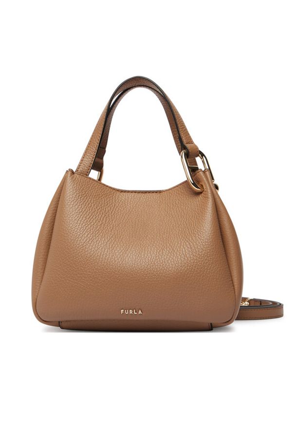 Furla Torebka Nuvola Mini WE00907 HSF000 CN 4489S Brązowy. Kolor: brązowy. Materiał: skórzane