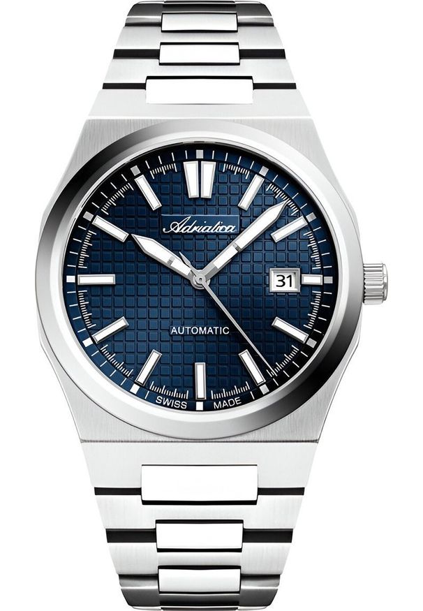 Zegarek Adriatica Zegarek męski Adriatica A8326.5115A srebrny. Kolor: srebrny