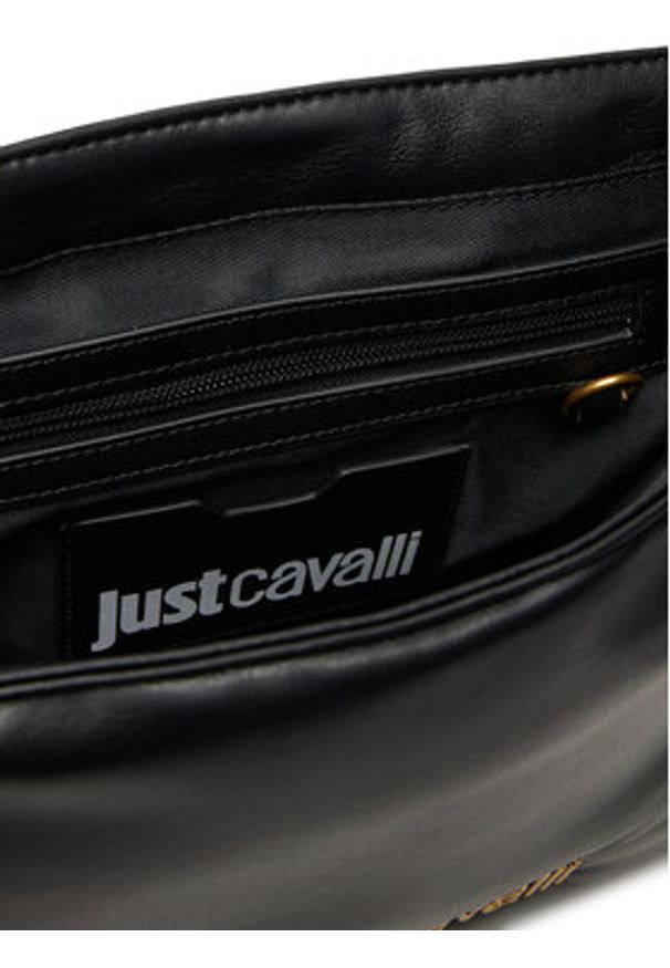 Just Cavalli Torebka 79RA4BD3 ZS748 Czarny. Kolor: czarny. Materiał: skórzane