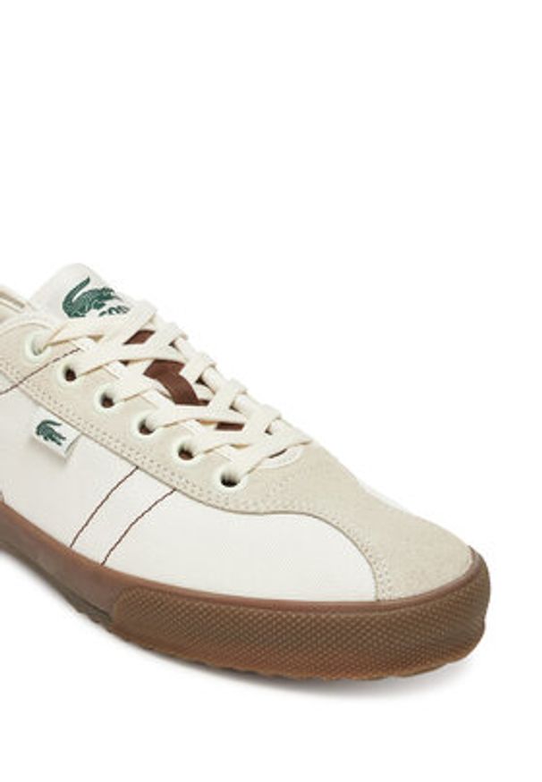 Lacoste Sneakersy 7-49CFA0007 Beżowy. Kolor: beżowy. Materiał: materiał