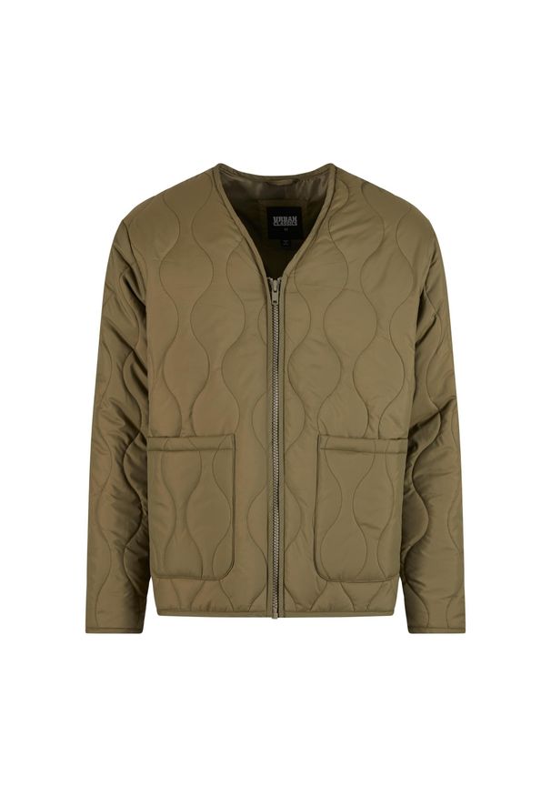 Puchowa kurtka Urban Classics. Kolor: zielony. Materiał: puch