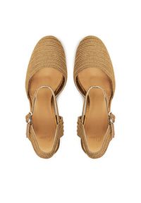 Castañer Espadryle Carolyn/142 023115 Złoty. Kolor: złoty. Materiał: materiał #4