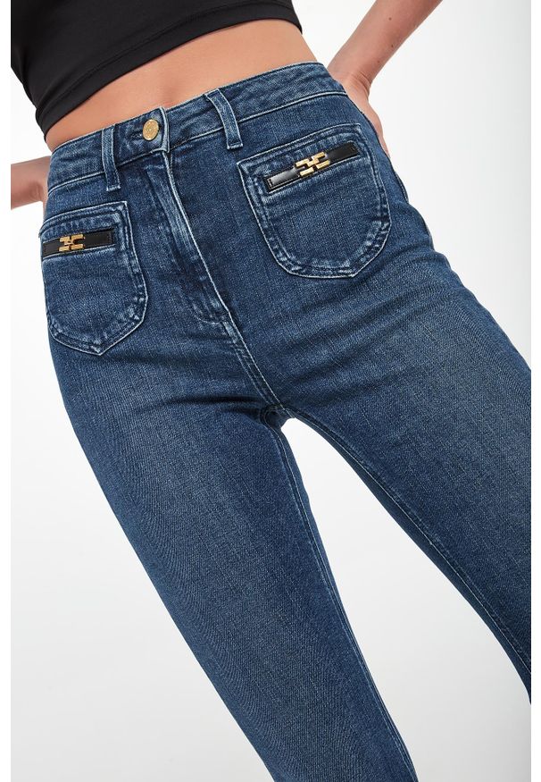 Elisabetta Franchi - Jeansy damskie ELISABETTA FRANCHI