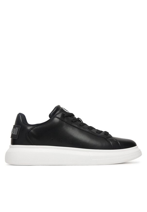 Sneakersy Just Cavalli. Kolor: czarny