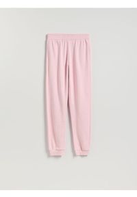 Reserved - Spodnie dresowe long leg - pastelowy róż. Kolor: różowy. Materiał: dresówka #1