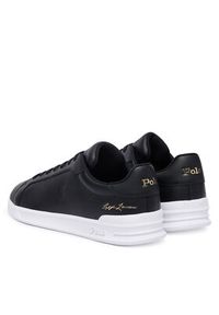 Polo Ralph Lauren Sneakersy Heritage Court II 809P13083002 Czarny. Kolor: czarny. Materiał: skóra #4
