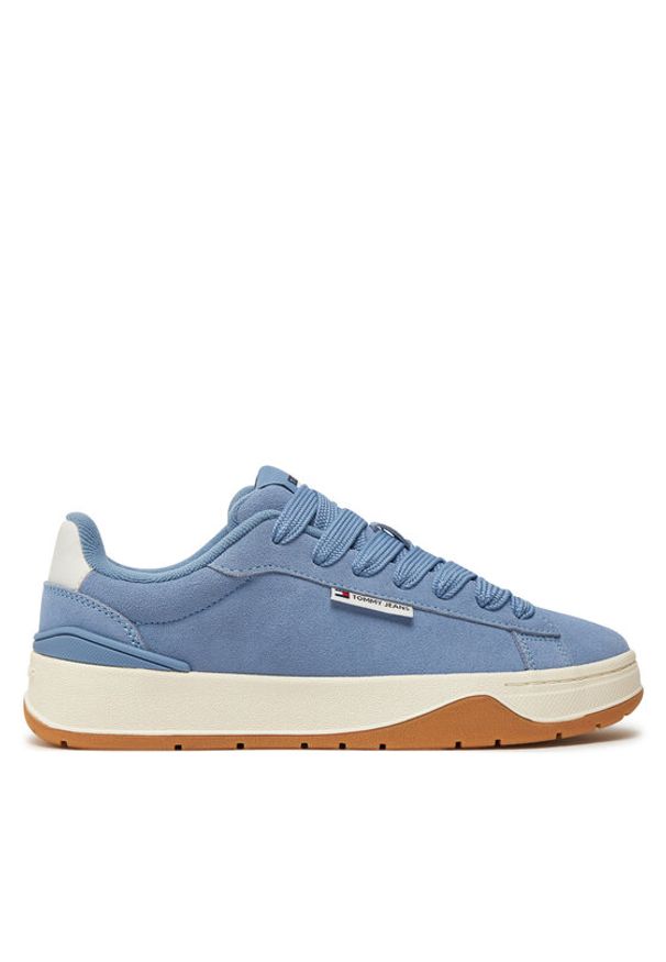 Tommy Jeans Sneakersy Tjw Skate Sneaker EN0EN02677 Niebieski. Kolor: niebieski. Materiał: zamsz, skóra. Sport: skateboard