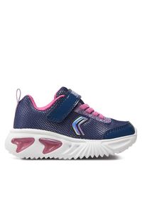 Geox Sneakersy J Assister Girl J45E9A 0ASHH C4268 M Granatowy. Kolor: niebieski. Materiał: materiał, mesh #1