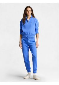 Polo Ralph Lauren Spodnie dresowe Mari 211839386030 Niebieski Relaxed Fit. Kolor: niebieski. Materiał: bawełna #4